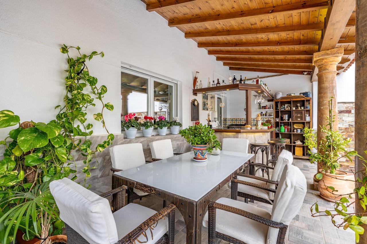 IlloraCasa De Amigos La Latina Con Piscina, Chimenea Y Barbacoa别墅 外观 照片