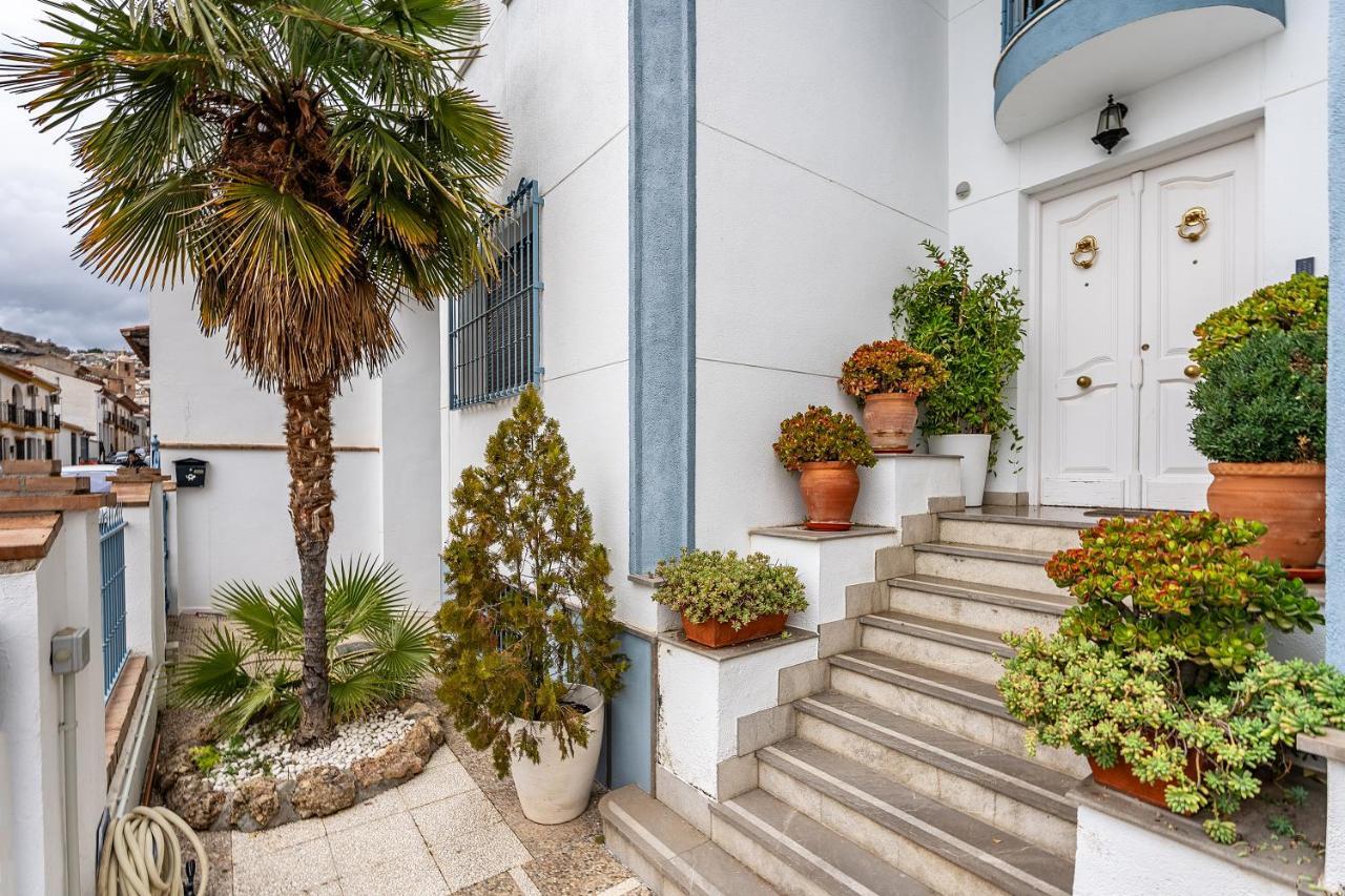IlloraCasa De Amigos La Latina Con Piscina, Chimenea Y Barbacoa别墅 外观 照片