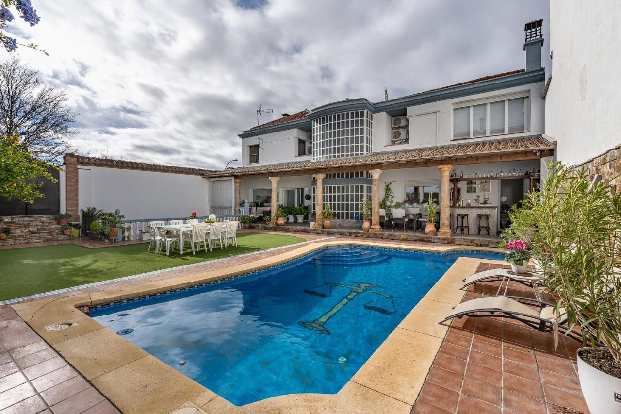IlloraCasa De Amigos La Latina Con Piscina, Chimenea Y Barbacoa别墅 外观 照片