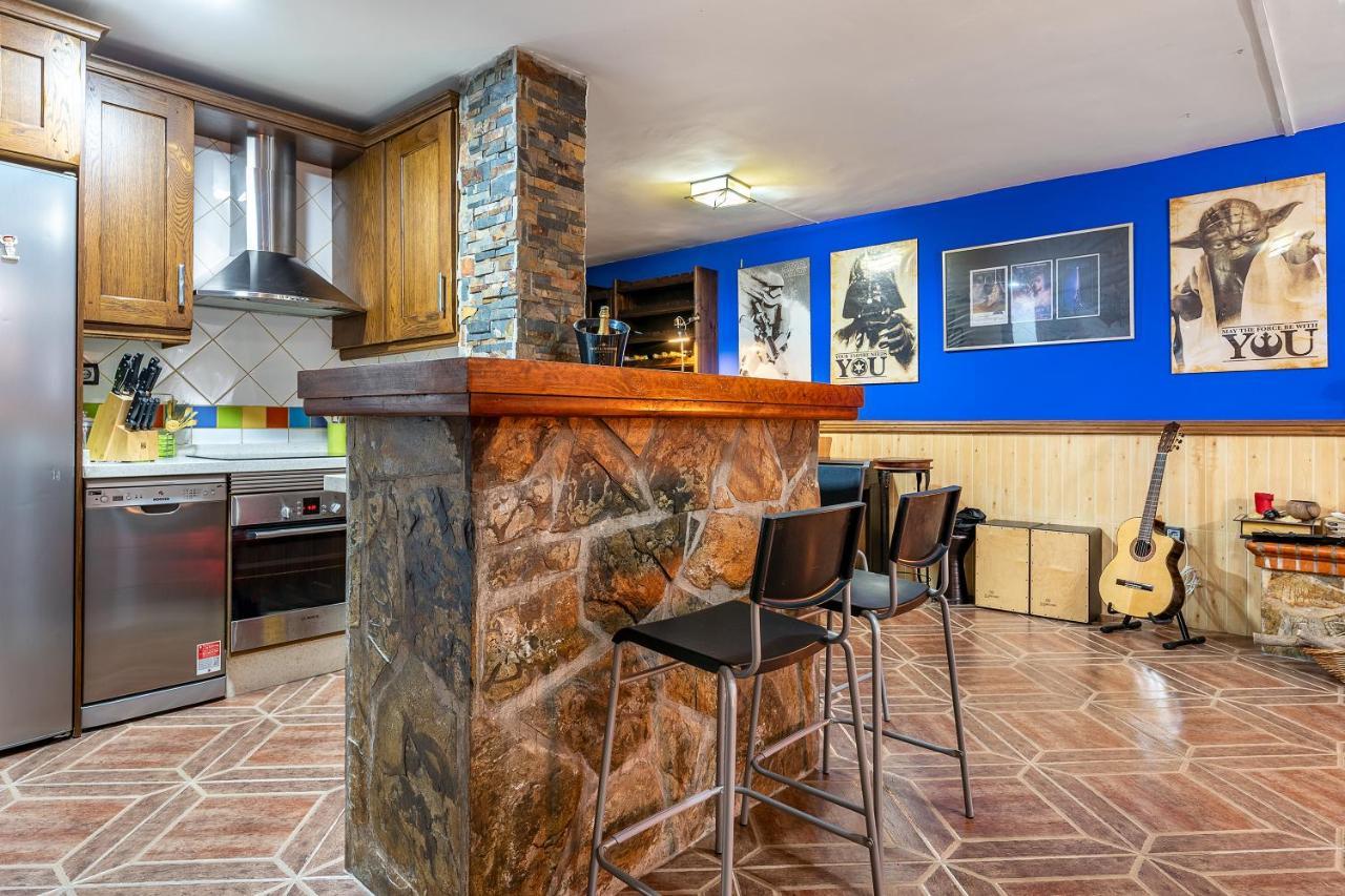 IlloraCasa De Amigos La Latina Con Piscina, Chimenea Y Barbacoa别墅 外观 照片